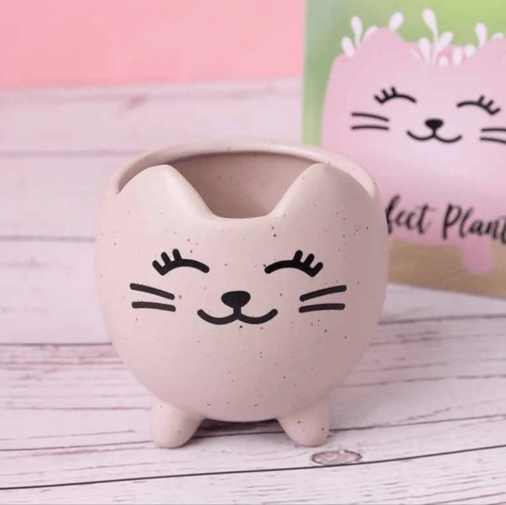 Cute Cat Planter Pot